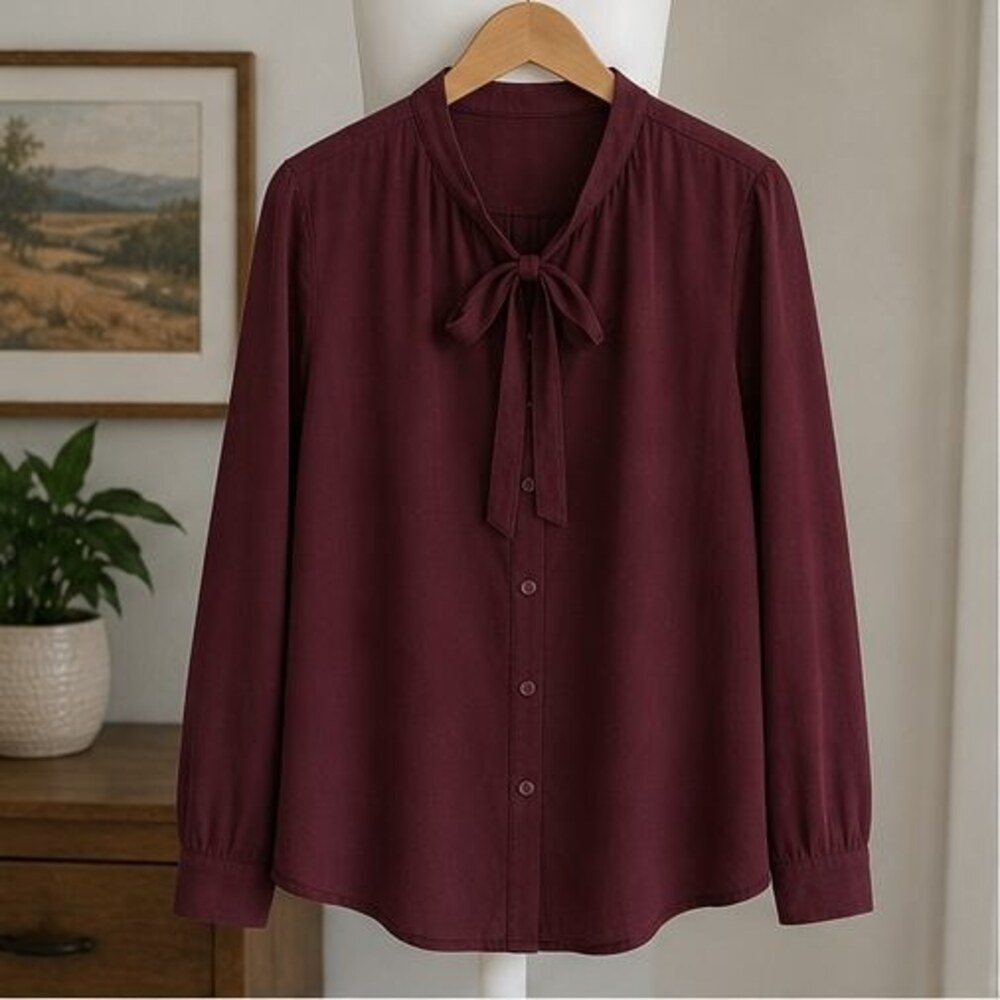Burgundy Cami Blouse